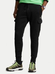 Polo Ralph Lauren Spodnie dresowe 710881522 Czarny Regular Fit. Czarne spodnie sportowe męskie Polo Ralph Lauren, m, bez wzorów, z dresówki. Za 489.99 zł.