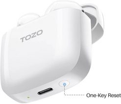 TOZO A3 Pro TWS Bluetooth Earbuds White. Białe słuchawki bezprzewodowe TOZO. Za 103.79 zł.