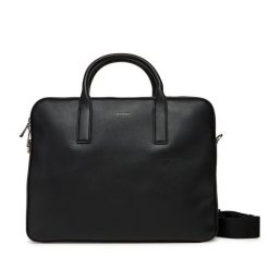 Torba na laptopa Calvin Klein. Czarne torby na laptopa damskie Calvin Klein, bez wzorów. Za 459.99 zł.
