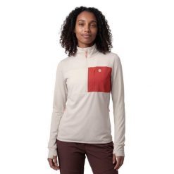 Damska turystyczna bluza polarowa Trekking Siroko Symbol-W Sand. Brązowe bluzy damskie SIROKO, bez wzorów, z polaru, sportowe, bez ramiączek, bez kaptura. Za 211.00 zł.