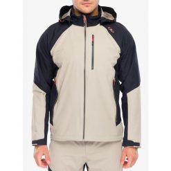 Kurtka przeciwdeszczowa męska CMP Fayro Jacket. Brązowe kurtki męskie CMP, m, bez wzorów, bez kaptura. Za 384.99 zł.