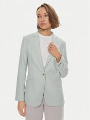 Calvin Klein Marynarka Essential K20K206477 Zielony Regular Fit. Zielone marynarki i żakiety damskie Calvin Klein, bez wzorów, z wiskozy, bez kołnierzyka, bez ramiączek. Za 1,209.00 zł.