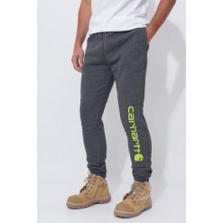 Spodnie męskie dresowe Carhartt Midweight Graphic Jogger. Szare spodnie sportowe męskie Carhartt, m, bez wzorów, z dresówki, trekkingowe. Za 367.00 zł.