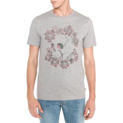 Jack & Jones Niel Koszulka Szary. Szare t-shirty męskie Jack & Jones, l, bez wzorów, z bawełny, bez kołnierzyka, bez ramiączek. Za 80.95 zł.