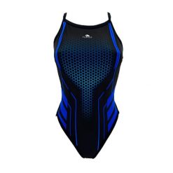 Strój Kąpielowy Turbo Revolution – Niebiesko-Czarny – Rozmiar 42. Czarne stroje kąpielowe damskie TURBO, xl, bez wzorów. Za 1,251.61 zł.