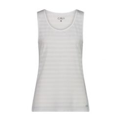 Damski tank top CMP. Białe topy damskie CMP, s, bez wzorów, sportowe, bez kołnierzyka, bez ramiączek. Za 176.50 zł.
