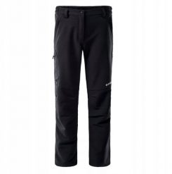 Hi-Tec SPODNIE LADY JATUNI BLACK S. Czarne spodnie dresowe damskie Hi-tec, bez wzorów, sportowe. Za 146.87 zł.