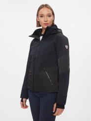 Rossignol Kurtka narciarska RLKWJ23 Czarny Regular Fit. Czarne kurtki sportowe damskie Rossignol, na zimę, xs, bez wzorów, z syntetyku, bez ramiączek, bez kaptura, narciarskie. Za 2,159.00 zł.