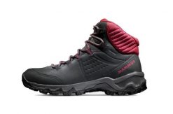 Buty trekkingowe damskie Mammut Nova Mid Iv Gtx. Czarne obuwie trekkingowe damskie Mammut, z gore-texu, za kostkę, bez zapięcia. Za 936.00 zł.
