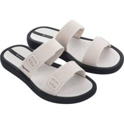 Ipanema Ipanema damskie klapki Nuvea Slide 26697 20855 - czarno-beżowe 40. Brązowe klapki damskie Ipanema, bez wzorów, bez obcasa, bez zapięcia. Za 159.99 zł.