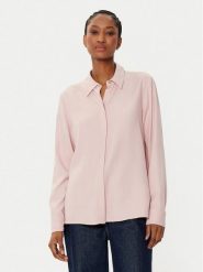 Tommy Hilfiger Koszula WW0WW44045 Różowy Relaxed Fit. Czerwone koszule damskie Tommy Hilfiger, bez wzorów, z wiskozy, bez kołnierzyka, bez ramiączek. Za 239.99 zł.