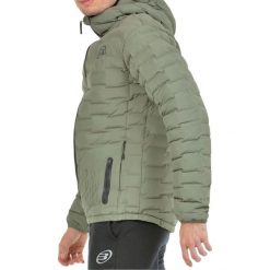 Anorack Parka Bullpadel Bueu. Zielone parki damskie bullpadel, s, bez wzorów, bez kołnierzyka, bez kaptura. Za 451.75 zł.