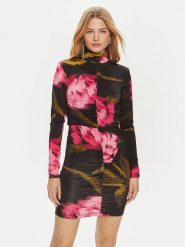Gestuz Sukienka koktajlowa 10908299 Różowy Slim Fit. Czerwone sukienki damskie Gestuz, m, bez wzorów, z wiskozy, wizytowe, bez kołnierzyka, bez ramiączek. Za 809.99 zł.