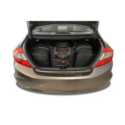 Torby Do Bagażnika Honda Civic Limousine 2012-2017 4Szt Kjust. Czarne torby podróżne damskie KJUST, bez wzorów. Za 1,251.00 zł.