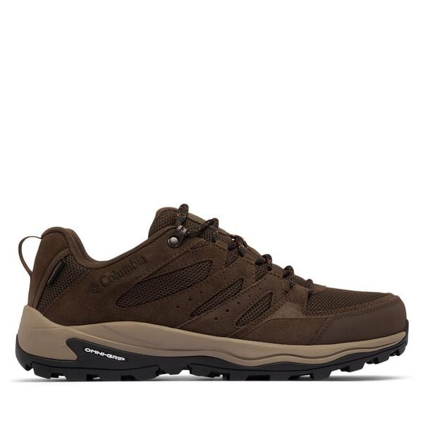 Trekkingi Columbia. Brązowe buty zimowe męskie Columbia, bez zapięcia. Za 399.99 zł.