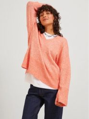 JJXX Sweter Lica 12246506 Pomarańczowy Regular Fit. Brązowe swetry nierozpinane damskie JJXX, xl, bez wzorów, z syntetyku, bez kołnierzyka, bez ramiączek. Za 109.99 zł.