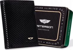 Peterson Duży portfel męski ze skóry naturalnej Peterson NoSize. Portfele męskie Peterson, bez wzorów, ze skóry. Za 188.90 zł.