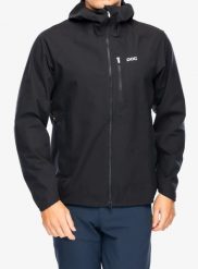 Kurtka rowerowa męska POC Motion Rain Jacket. Czarne kurtki męskie POC, na zimę, m, bez wzorów, z nylonu, bez kaptura, rowerowe. Za 991.70 zł.