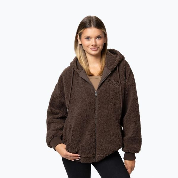 Bluza damska Pitbull Daisy Hooded Zip. Brązowe bluzy damskie PITBULL, m, bez wzorów, z materiału, bez ramiączek, bez kaptura. Za 249.99 zł.