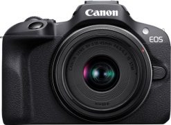 Aparat Canon EOS R100 + RF-S 18-45mm f/4.5-6.3 IS STM (6052C013). Aparaty bezlusterkowce Canon. Za 2,538.98 zł.