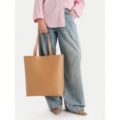 Torebka Nine West. Brązowe shopperki damskie Nine West, bez wzorów, bez dodatków. Za 199.99 zł.
