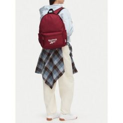 Plecak Reebok. Czerwone plecaki męskie Reebok, bez wzorów, sportowe. Za 69.99 zł.