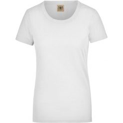 Damska Koszulka Vintage XL z Bawełny - James & Nicholson. Czerwone bluzki damskie XJAGD, m, bez wzorów, z bawełny, eleganckie, bez kołnierzyka, bez ramiączek. Za 128.99 zł.