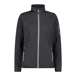 Bluza damska turystyczna CMP 34H6386. Szare bluzy damskie CMP, l, bez wzorów, z materiału, sportowe, bez ramiączek, z kapturem. Za 247.80 zł.