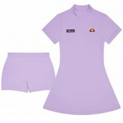 Damska sukienka z t-shirtem Ellesse Tronta. Fioletowe sukienki damskie Ellesse, xl, bez wzorów, eleganckie, bez kołnierzyka, bez ramiączek, sportowe. Za 362.50 zł.