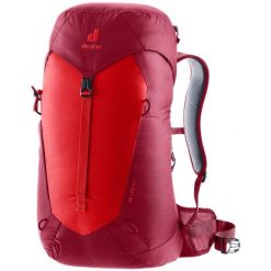 Plecak turystyczny Deuter AC Lite 30 - cherry/masala. Czerwone plecaki męskie Deuter, bez wzorów, z włókna, klasyczne. Za 511.49 zł.