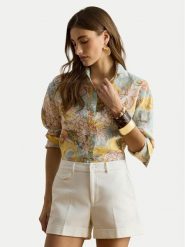LAUREN RALPH LAUREN Koszula 200P08906001 Kolorowy Relaxed Fit. Koszule damskie Lauren Ralph Lauren, xxl, bez wzorów, ze lnu, bez kołnierzyka, bez ramiączek. Za 989.99 zł.