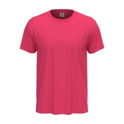 Klasyczna Koszulka Unisex Dla Dorosłych. Czerwone bluzki damskie Stedman, bez wzorów, klasyczne, bez kołnierzyka, bez ramiączek. Za 38.99 zł.