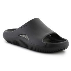 Klapki Crocs Mellow Recovery Slide U 208392-001 czarne czarne. Czarne klapki damskie bez wzorów, bez zapięcia. Za 345.55 zł.