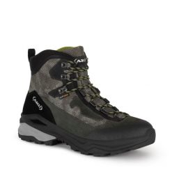 Buty sportowe trekkingowe męskie Aku Adapta Gore-tex wytrzymałe. Czarne trekkingi męskie Aku, z gore-texu, bez zapięcia. Za 399.00 zł.
