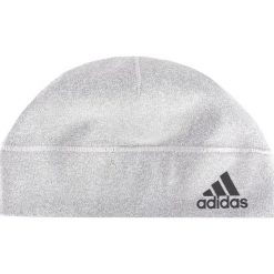 Czapka adidas - Clmht Flc Beani BR0826 Greone/Greone/Blkref. Szare czapki damskie Adidas, bez wzorów, z materiału. W wyprzedaży za 59.00 zł.