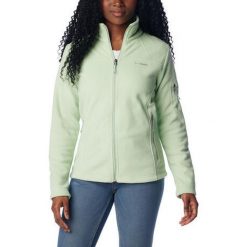 Bluza sportowa damska Columbia 1465351349. Zielone bluzy damskie Columbia, xs, bez wzorów, z polaru, sportowe, bez ramiączek, bez kaptura. W wyprzedaży za 169.00 zł.