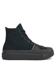 Converse Trampki Chuck Taylor All Star Construct Mono Canvas A06888C Czarny. Czarne trampki męskie Converse, bez wzorów, z materiału, retro, bez zapięcia. Za 299.99 zł.