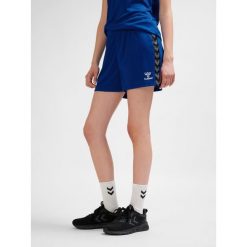 Szorty damskie Hummel autentyczne Pl. Niebieskie szorty damskie Hummel, bez wzorów, sportowe. Za 176.50 zł.