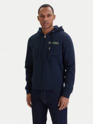 Aeronautica Militare Bluza 261FE2100UF00679 Granatowy Regular Fit. Niebieskie bluzy męskie Aeronautica Militare, l, bez wzorów, z bawełny, bez ramiączek, bez kaptura. Za 959.99 zł.