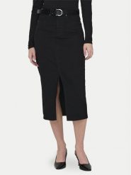 ONLY Spódnica jeansowa Siri 15324365 Czarny Regular Fit. Czarne spódnice damskie ONLY, xs, bez wzorów, z bawełny. Za 199.99 zł.