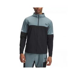 Kurtka dresowa Under Armour TECH UTILITY WOVEN. Czarne kurtki sportowe męskie Under Armour, xl, bez wzorów, z dresówki, bez kaptura, na fitness i siłownię. Za 414.25 zł.