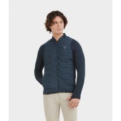 Kurtka puchowa Horse Pilot Storm. Niebieskie kurtki męskie HORSE PILOT, bez wzorów, z puchu, sportowe, bez kaptura. Za 808.50 zł.