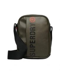 Superdry Tarp Cross Body Bag – kompaktowa torba z poliestru – Surplus Goods. Zielone torby na ramię męskie Superdry, na ramię, małe. Za 153.70 zł.
