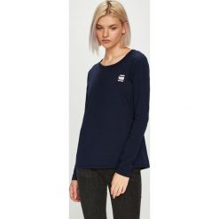 G-Star Raw - Bluzka. Niebieskie bluzki damskie G-Star Raw, s, bez wzorów, z bawełny, casualowe, bez kołnierzyka, bez ramiączek. W wyprzedaży za 99.90 zł.