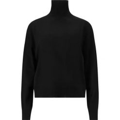 Damski sweter z golfem Athlecia Dava. Czarne swetry nierozpinane damskie Athlecia, bez wzorów, z elastanu, eleganckie, bez kołnierzyka, bez ramiączek. Za 194.00 zł.