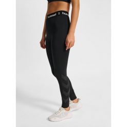 Damskie legginsy Hummel Pulse. Czarne legginsy damskie Hummel, bez wzorów. Za 175.00 zł.