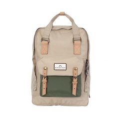 Plecak Doughnut Macaroon Large Jungle. Brązowe plecaki męskie Doughnut, bez wzorów, z nylonu. Za 351.00 zł.