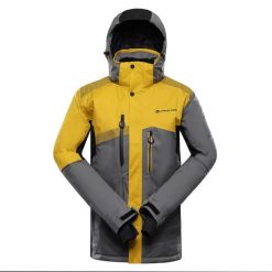 Kurtka męska narciarska snowboardowa 15.000 Alpine Pro Dear 2. Żółte kurtki sportowe męskie Alpine Pro, na zimę, m, bez wzorów, bez kaptura, narciarskie. W wyprzedaży za 1,039.00 zł.