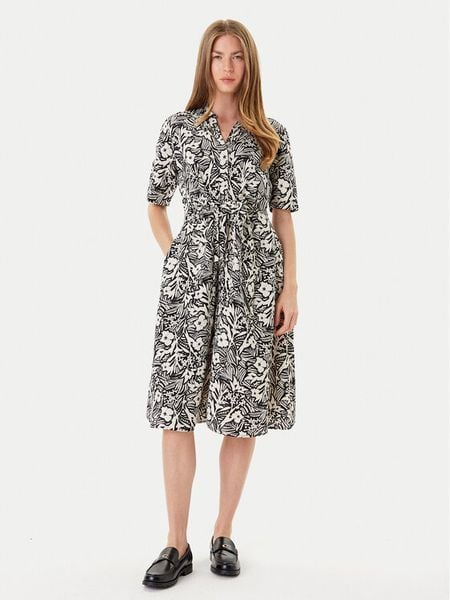 Tommy Hilfiger Sukienka codzienna WW0WW45836 Czarny Regular Fit. Czarne sukienki damskie Tommy Hilfiger, na co dzień, bez wzorów, ze lnu, bez kołnierzyka, bez ramiączek, proste. Za 539.99 zł.