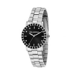 Zegarek KARL LAGERFELD. Szare zegarki damskie KARL LAGERFELD, srebrne. Za 849.99 zł.